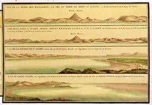 Views of the Port of San Julian, Patagonia by French School